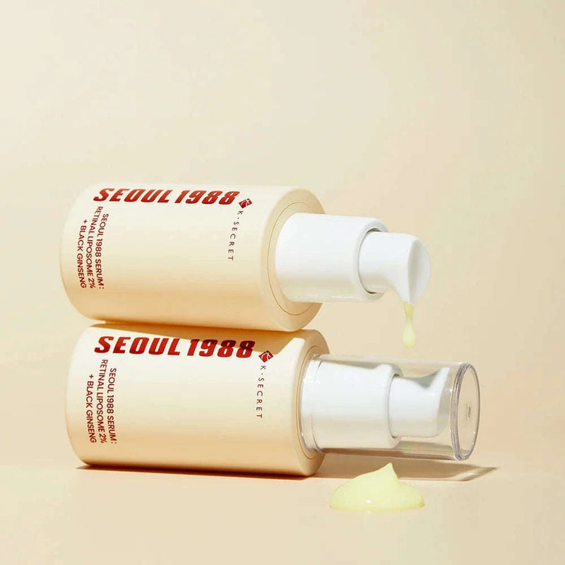 SEOUL 1988 Serum: Retinal Liposome 2% + Black Ginseng - K-SECRET- - Glowthieportugal