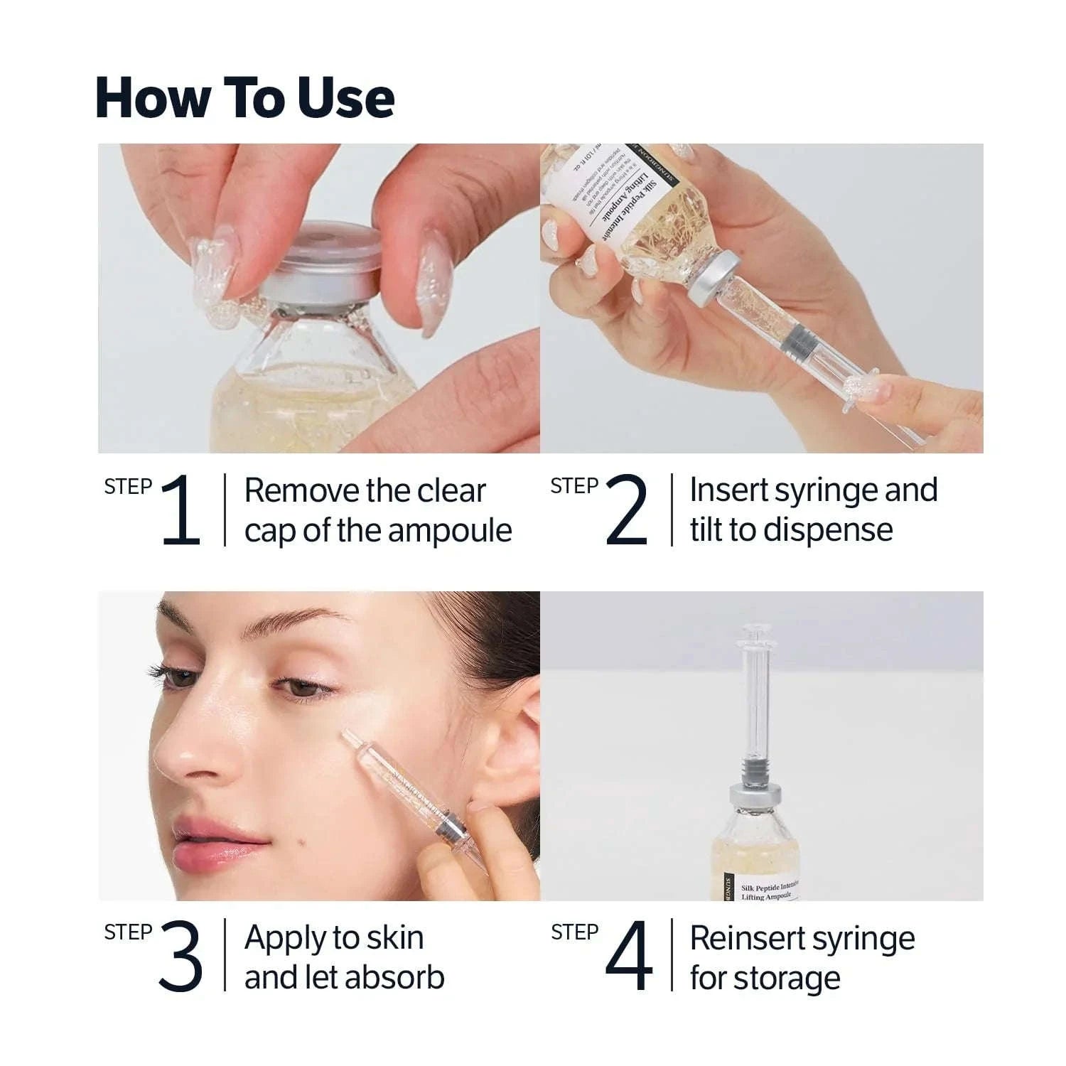 Silk Peptide Intensive Lifting Ampoule Glowthie  Seruns e Ampolas Sungboon Editor Glowthie Portugal