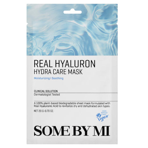 Máscara hidratante Real Hyaluron Hydra Care Mask com ácido hialurónico. Disponível na Glowthie – loja de cosmética coreana em Portugal