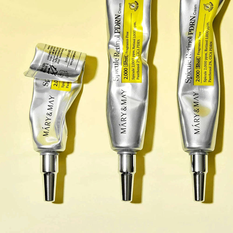 Embalagem do Mary&May Spicule Retinol PDRN Cream 15g