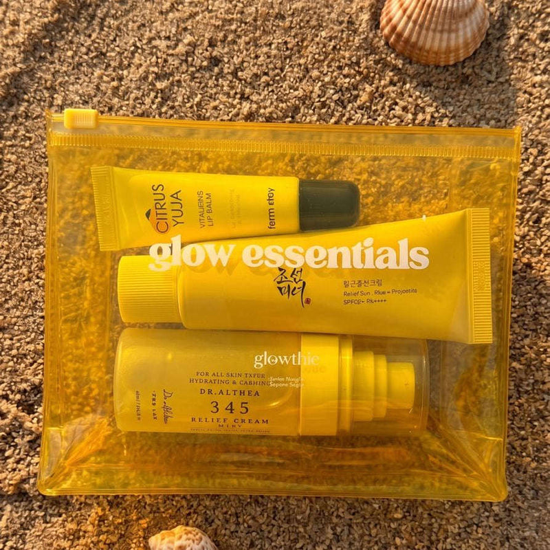Essenciais de kbeauty para a praia