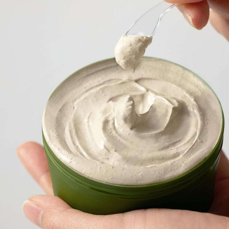 mascara com argila e matcha coreana - anti oleosidade acne textura cremosa e pronta a usar