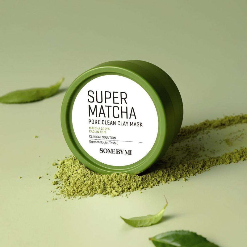 Super Matcha Pore Clean Clay Mask Somebymi  Glowthie