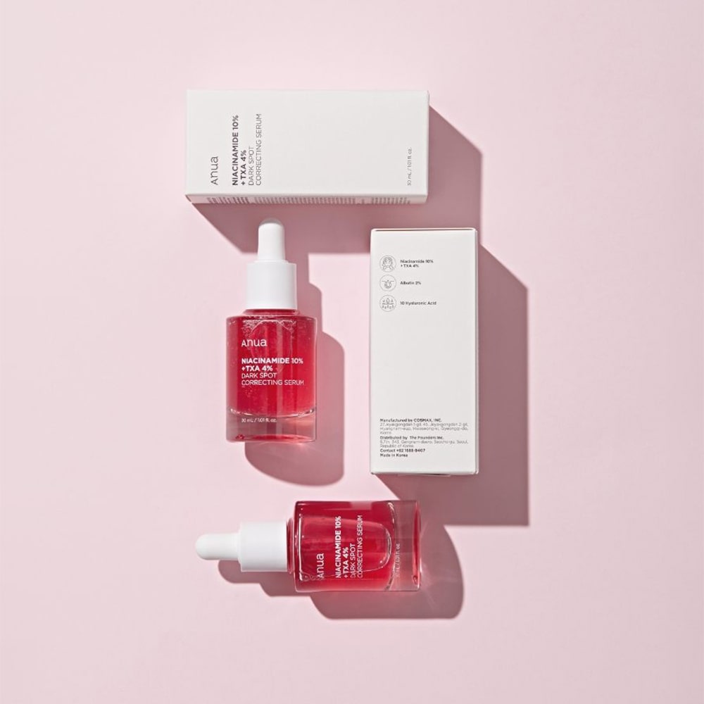 Sérum Anua Niacinamide 10% + TXA 4% de 30ml para correção de manchas escuras e hiperpigmentação