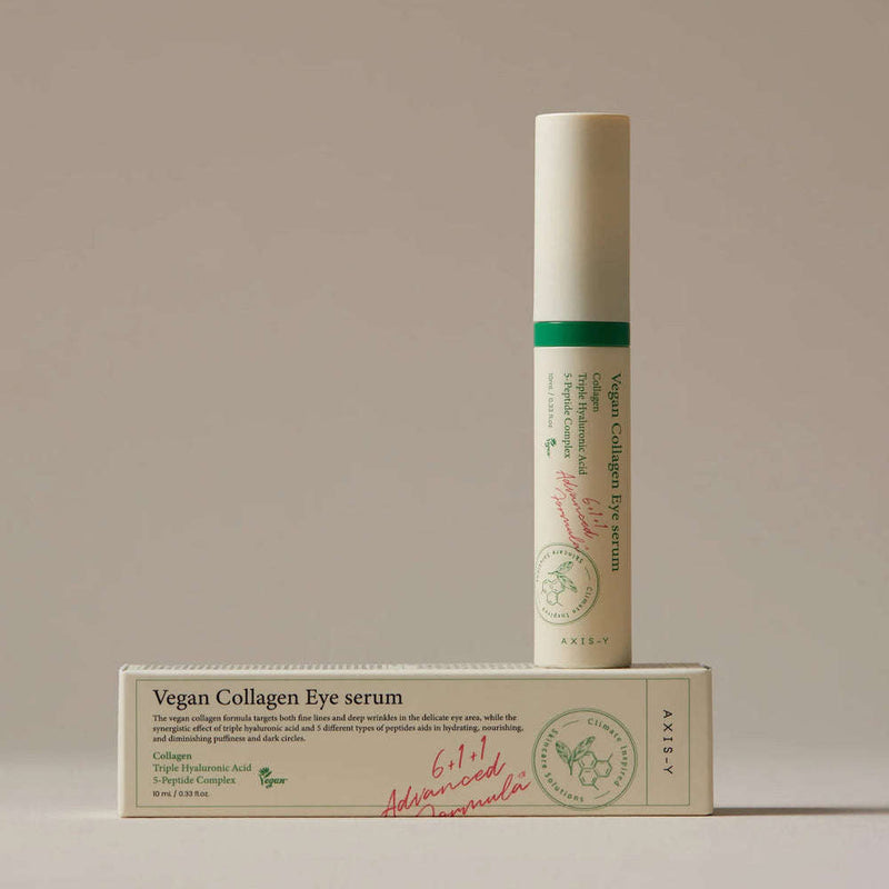 reduzir olheiras com Axis‑Y Vegan Collagen Eye Serum