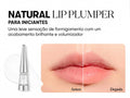 Aplicação do lip plumper VT Reedle Shot nos lábios