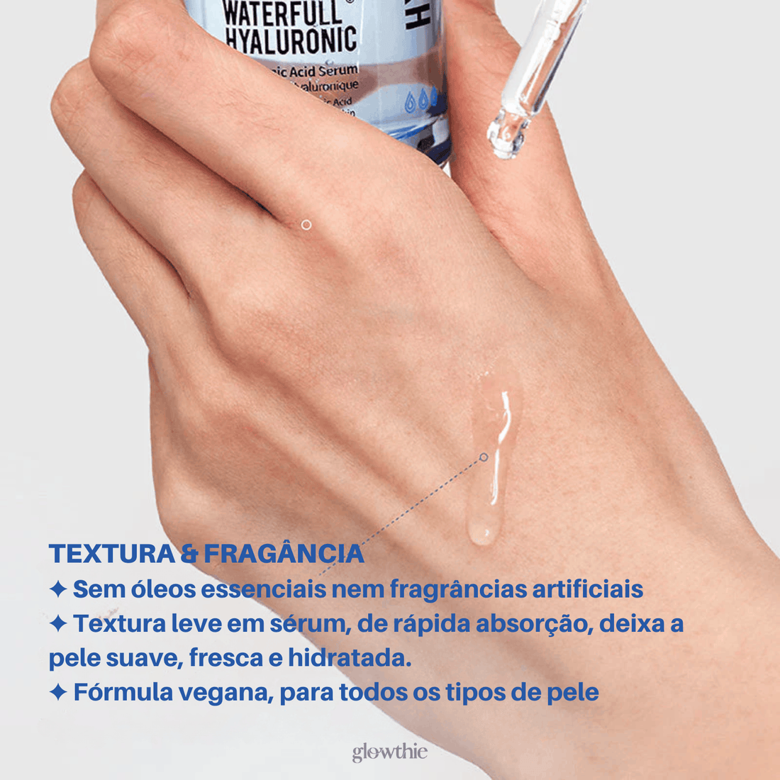 Hidratação profunda com Jumiso Waterfull Serum – fórmula leve, vegan e ideal para pele seca disponível na Glowthie