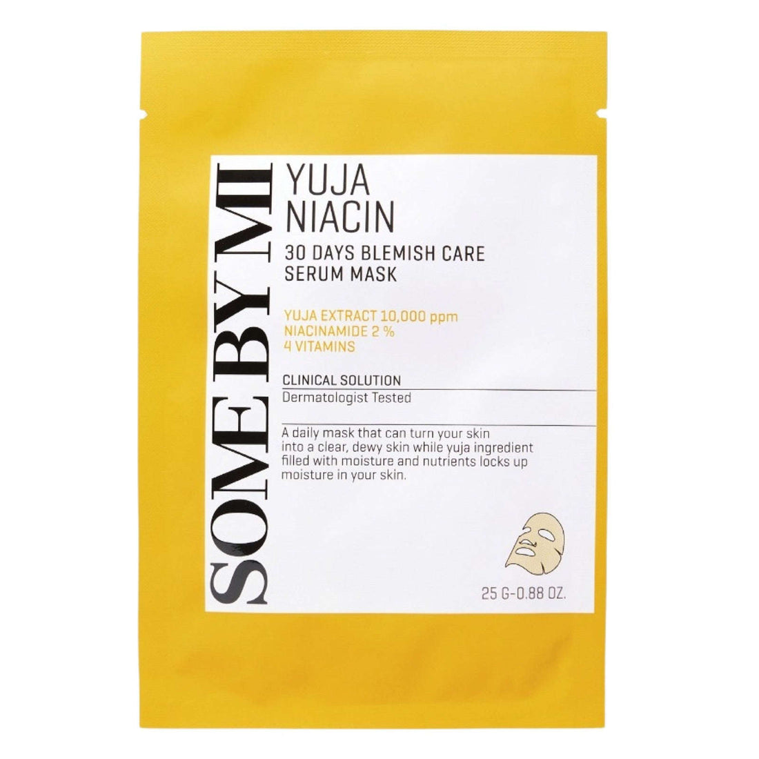 Yuja Niacin Blemish Serum Mask - Somebymi- - Glowthieportugal
